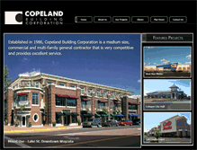 Tablet Screenshot of copelandbuilding.com
